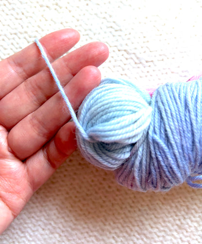 1 Skein x 100g Cashmere Wool Blend Gradient yarn : 04 Twilight Sky