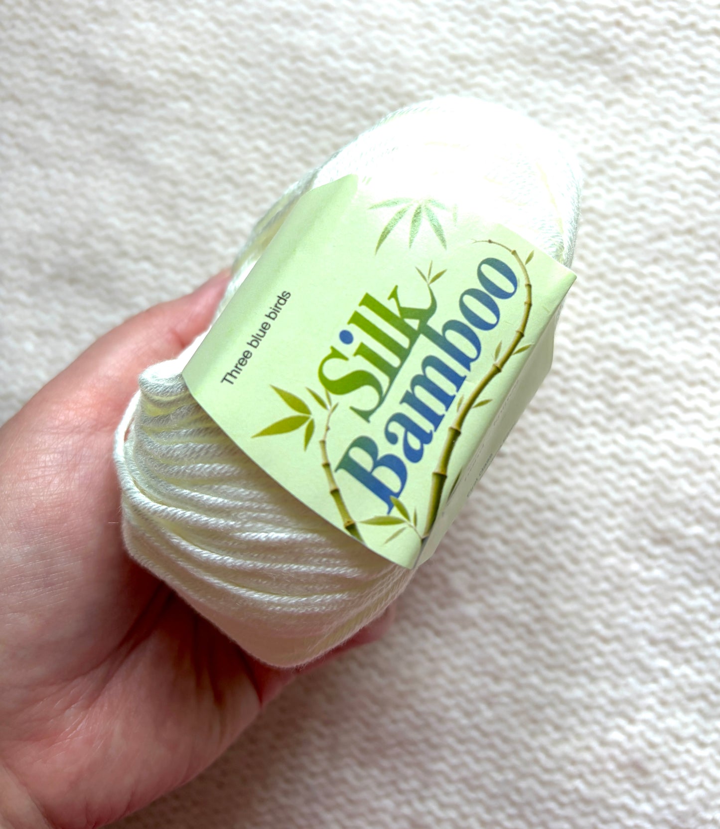 5 balls x 50g Cashmere Silk yarn : Cashmere + Silk + Bamboo fiber : 02 Ivory