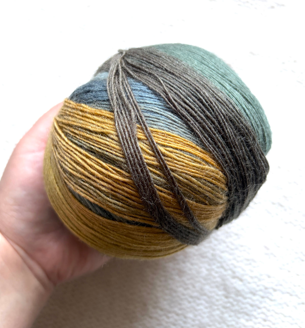 2 balls x 100g Gradient Wool Blend yarn : 70% Wool + Polyester : 04 Autumn Meadow