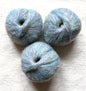 3 balls x 25g Glitter Mohair yarn : Mohair + Wool + Rayon : 23 Light Blue