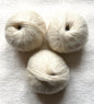 3 balls x 25g Glitter Mohair yarn : Mohair + Wool + Rayon : 02 Cream
