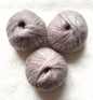 3 balls x 25g Glitter Mohair yarn : Mohair + Wool + Rayon : 07 Light Camel
