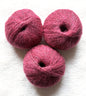 3 balls x 25g Glitter Mohair yarn : Mohair + Wool + Rayon : 29 Deep Red