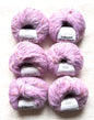 6 balls x 25g Mohair Wool yarn : Mohair + Wool + Acrylic + Polyester : 11 Purple