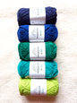 5 balls x 50g Hobbii : Rainbow Cotton Yarn 8/8 Color Pack 11B : 100% Cotton