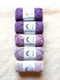 5 balls x 50g Hobbii : Rainbow Cotton Yarn 8/6 Color Pack 08B : 100% Cotton
