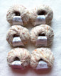 6 balls x 25g Mohair Wool yarn : Mohair + Wool + Acrylic + Polyester : 02 Cream