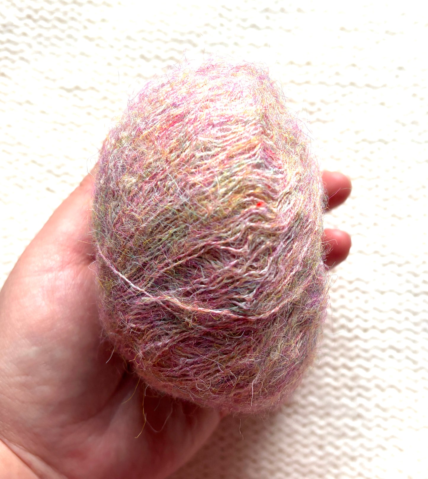 5 balls x 25g Alpaca Mohair yarn : Mohair + Alpaca + Acrylic : 05 Lychee Pink