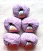 5 balls x 25g Alpaca Mohair yarn : Mohair + Alpaca + Acrylic : 08 Lavender