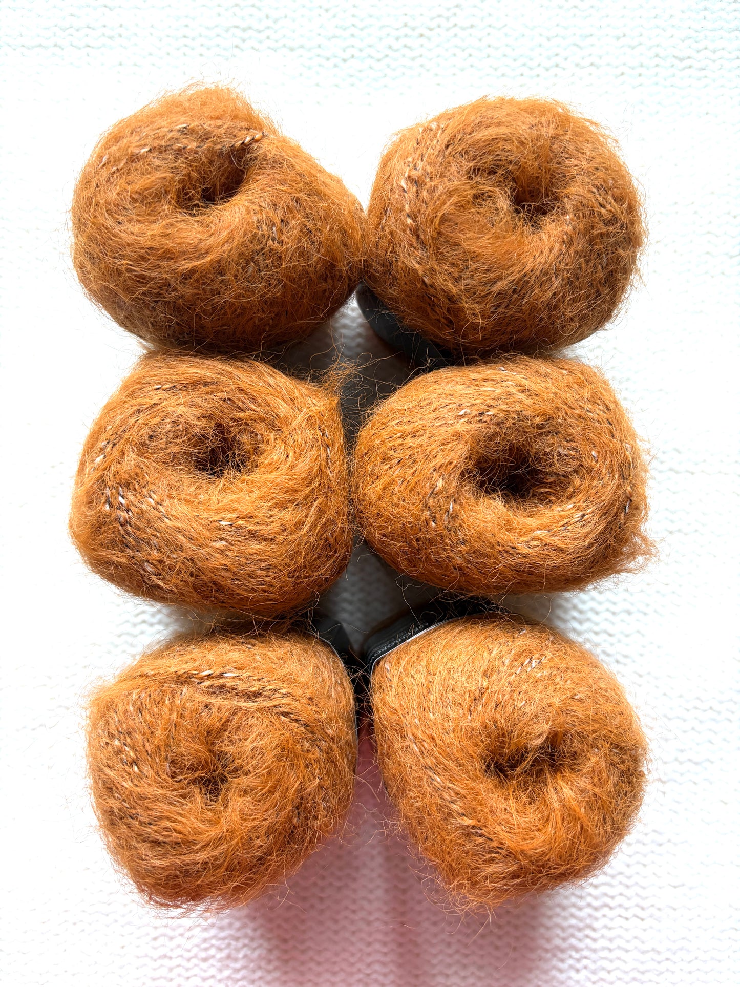 6 balls x 25g Mohair Alpaca yarn : Mohair + Alpaca + Acrylic : colour 14