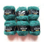 6 balls x 25g Mohair Alpaca yarn : Mohair + Alpaca + Acrylic : colour 13