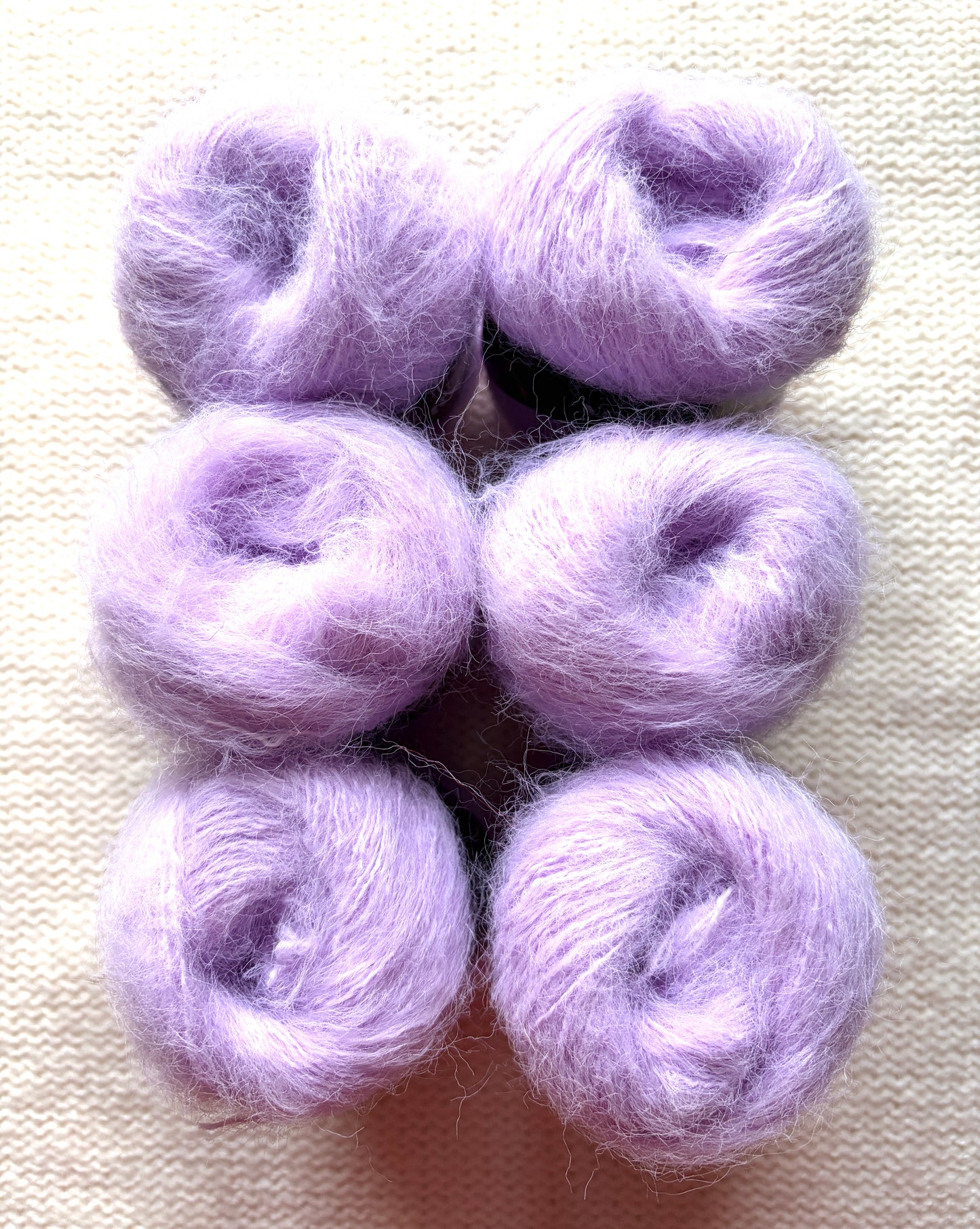 6 balls x 25g Mohair Alpaca yarn : Mohair + Alpaca + Acrylic : colour 22