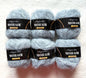 6 balls x 25g Mohair Alpaca yarn : Mohair + Alpaca + Acrylic : colour 15