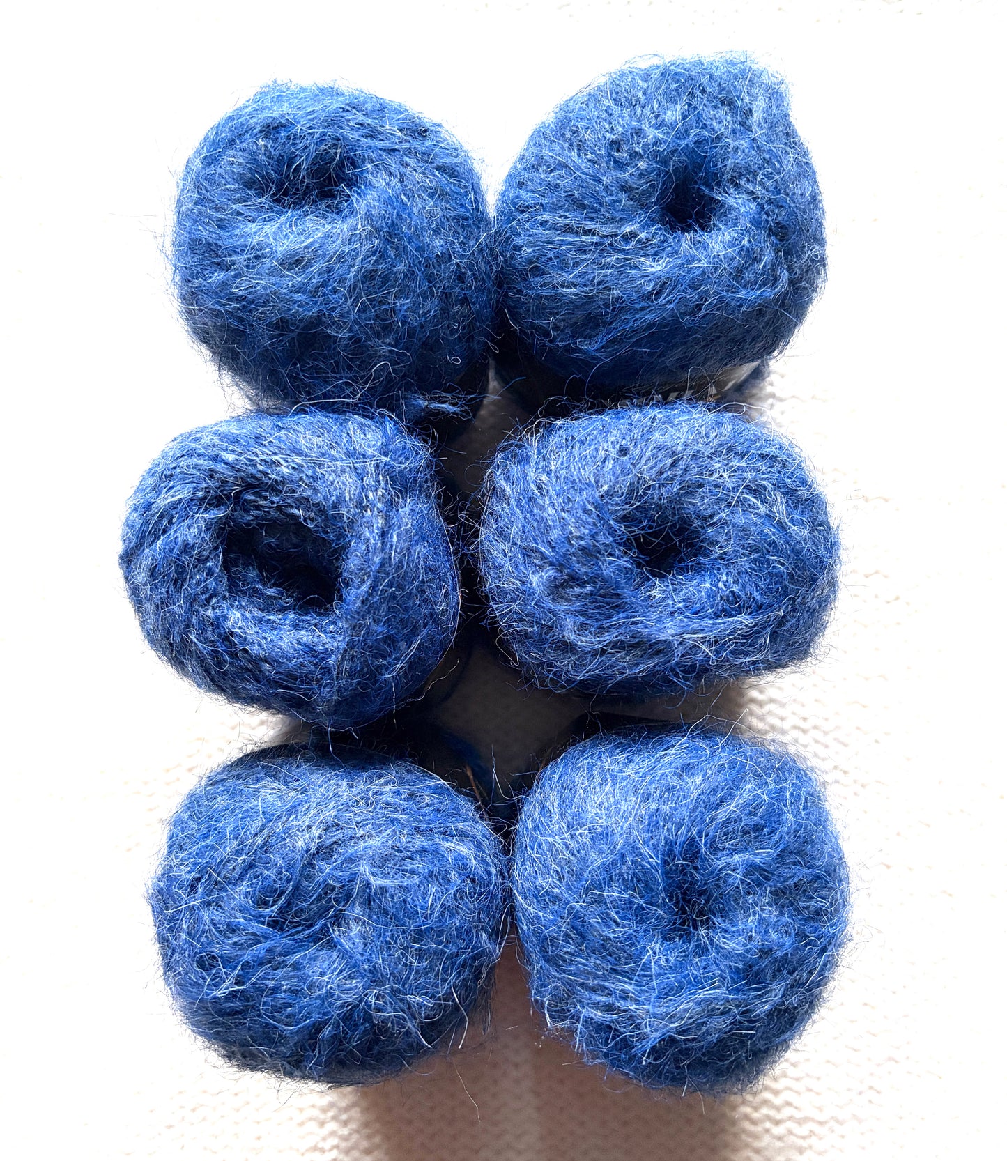 6 balls x 25g Mohair Alpaca yarn : Mohair + Alpaca + Acrylic : colour 09