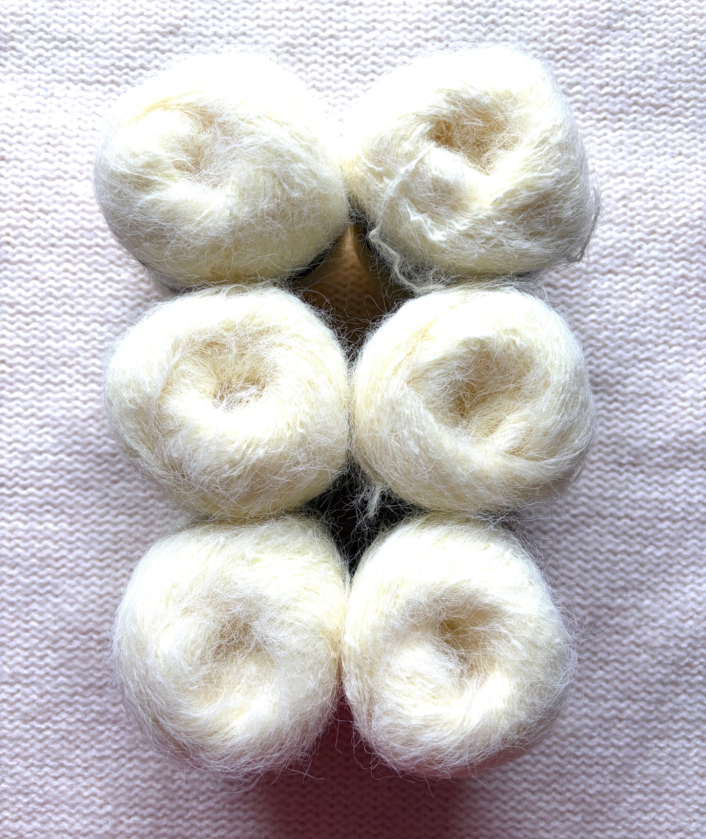 6 balls x 25g Mohair Alpaca yarn : Mohair + Alpaca + Acrylic : colour 19