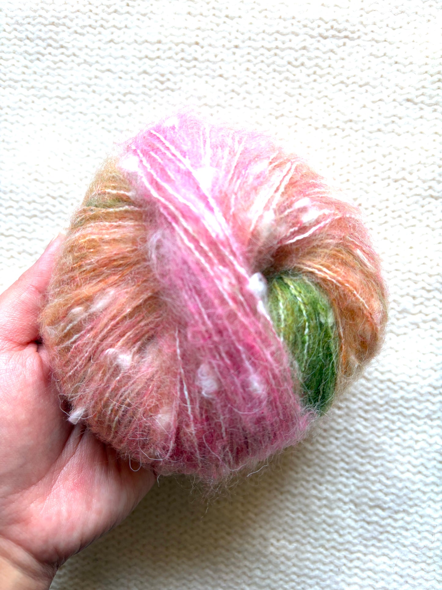 3 balls x 50g Mohair yarn : Gradient  Multicolour : 06