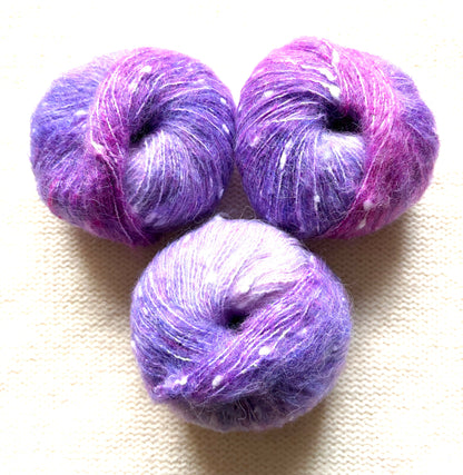 3 balls x 50g Mohair yarn : Gradient  Multicolour : 07