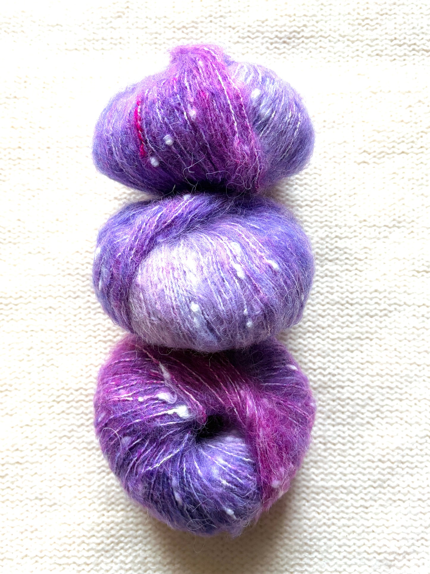 3 balls x 50g Mohair yarn : Gradient  Multicolour : 07