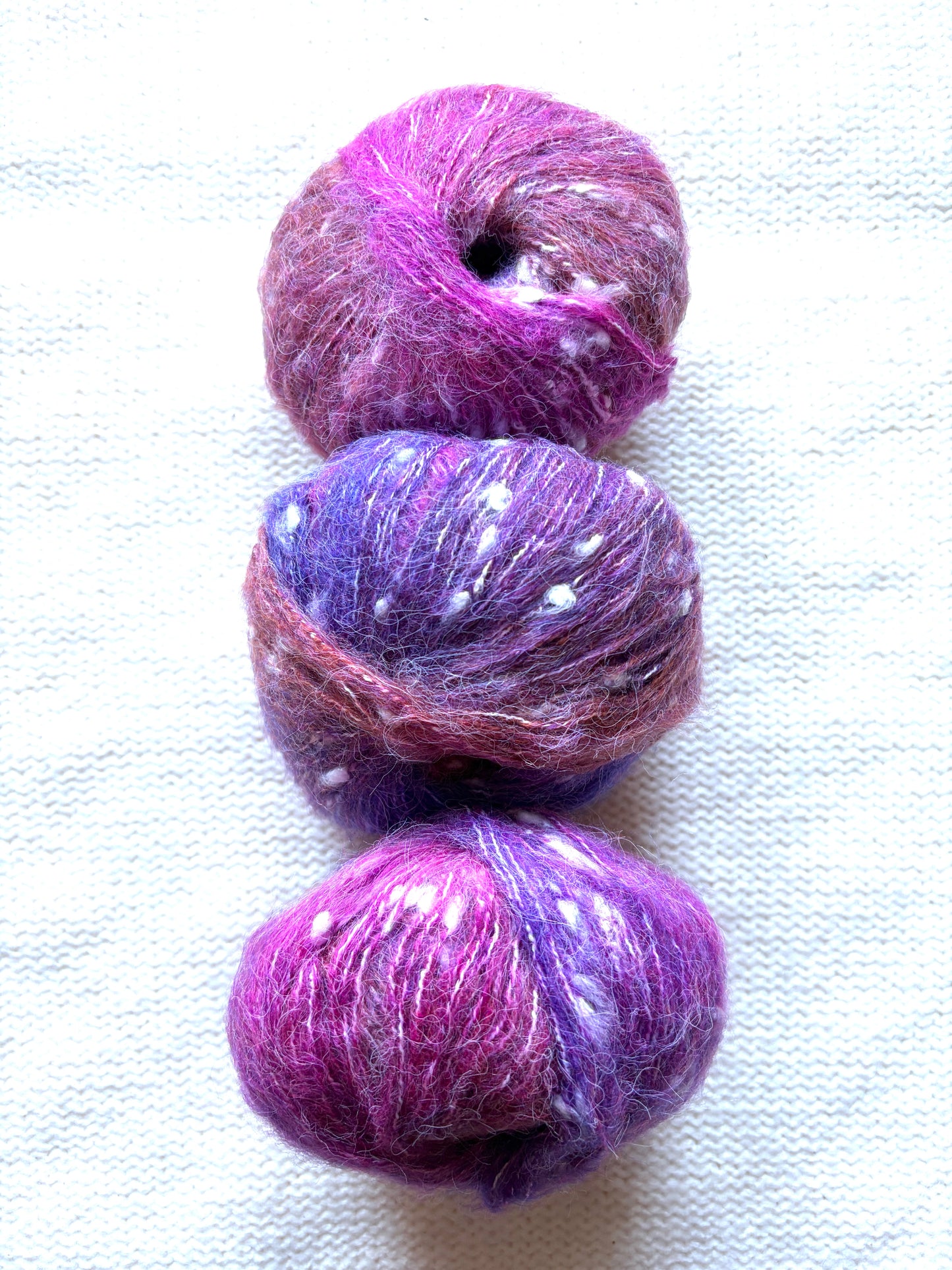 3 balls x 50g Mohair yarn : Gradient  Multicolour : 10
