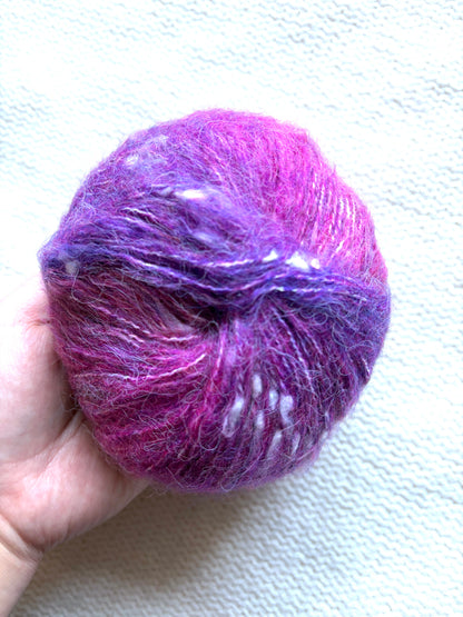 3 balls x 50g Mohair yarn : Gradient  Multicolour : 10