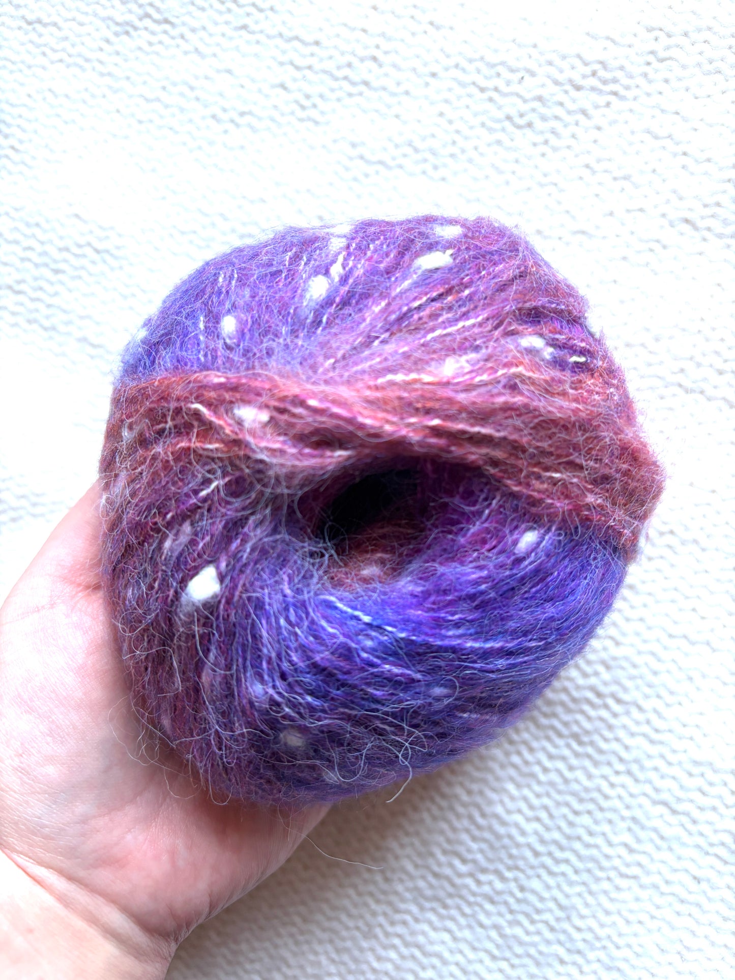 3 balls x 50g Mohair yarn : Gradient  Multicolour : 10