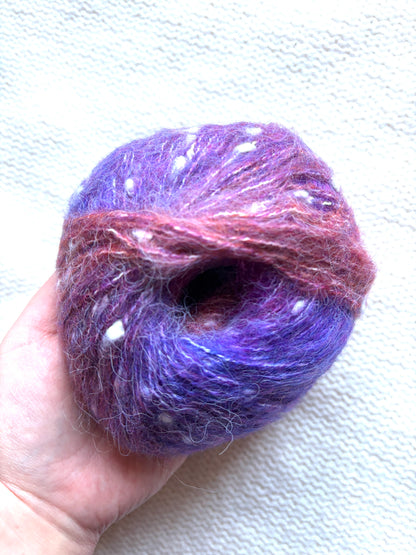 3 balls x 50g Mohair yarn : Gradient  Multicolour : 10