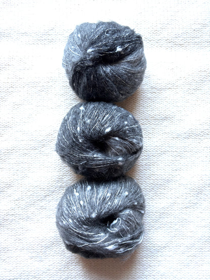 3 balls x 50g Mohair yarn : Gradient  Multicolour : 09