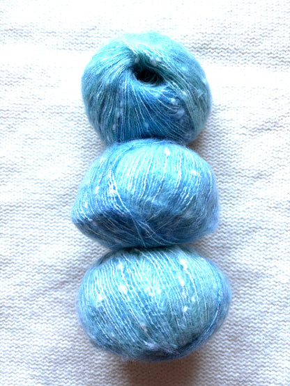 3 balls x 50g Mohair yarn : Gradient  Multicolour : 05
