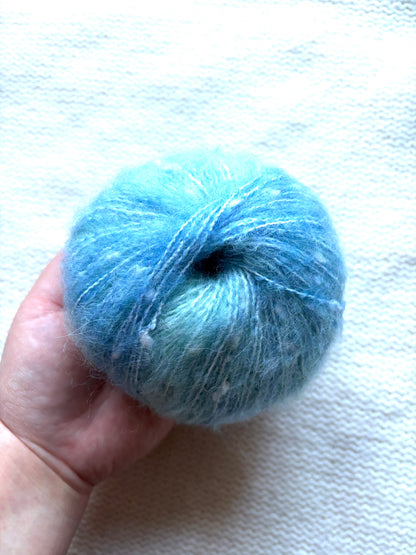 3 balls x 50g Mohair yarn : Gradient  Multicolour : 05