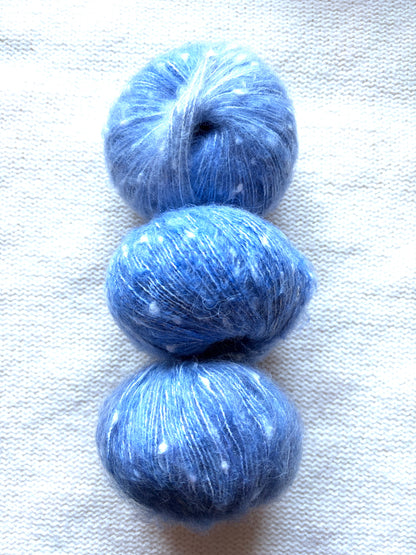 3 balls x 50g Mohair yarn : Gradient  Multicolour : 13