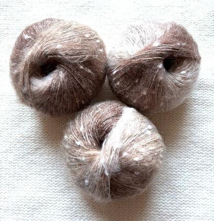 3 balls x 50g Mohair yarn : Gradient  Multicolour : 11