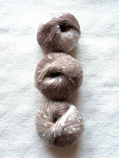 3 balls x 50g Mohair yarn : Gradient  Multicolour : 11