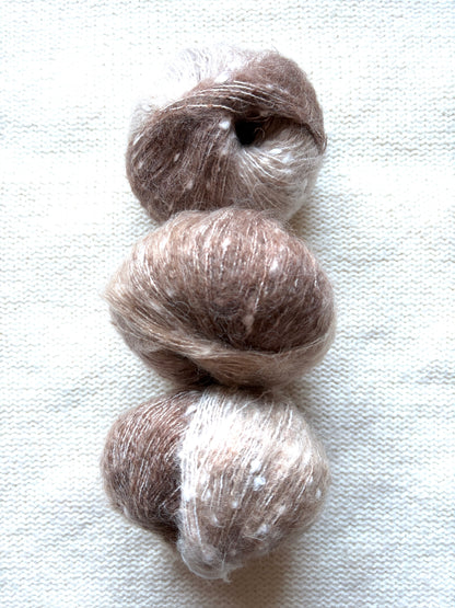 3 balls x 50g Mohair yarn : Gradient  Multicolour : 11