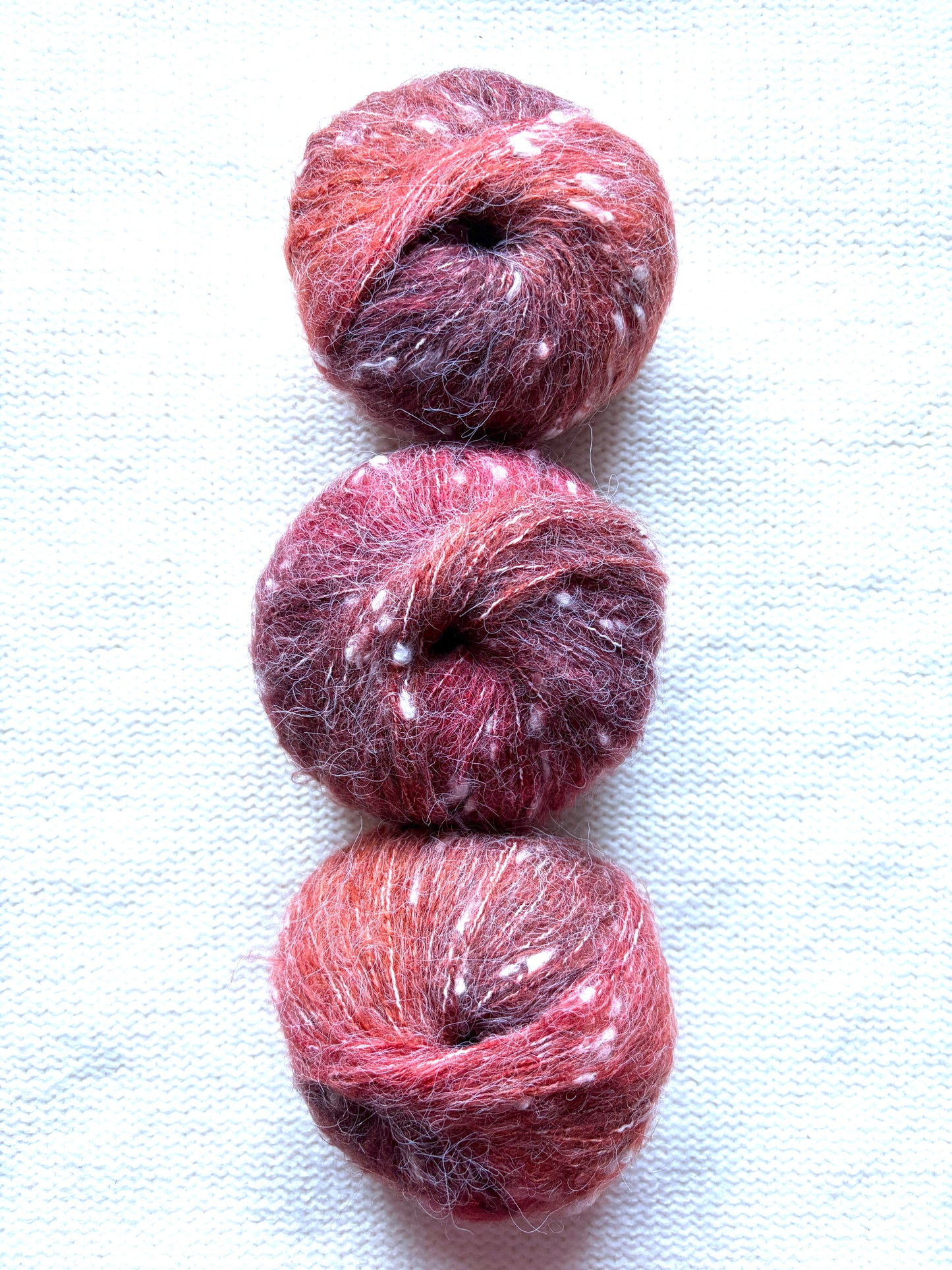 3 balls x 50g Mohair yarn : Gradient  Multicolour : 17