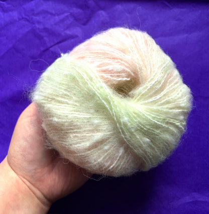 3 balls x 50g Mohair yarn : Gradient  Multicolour : 12