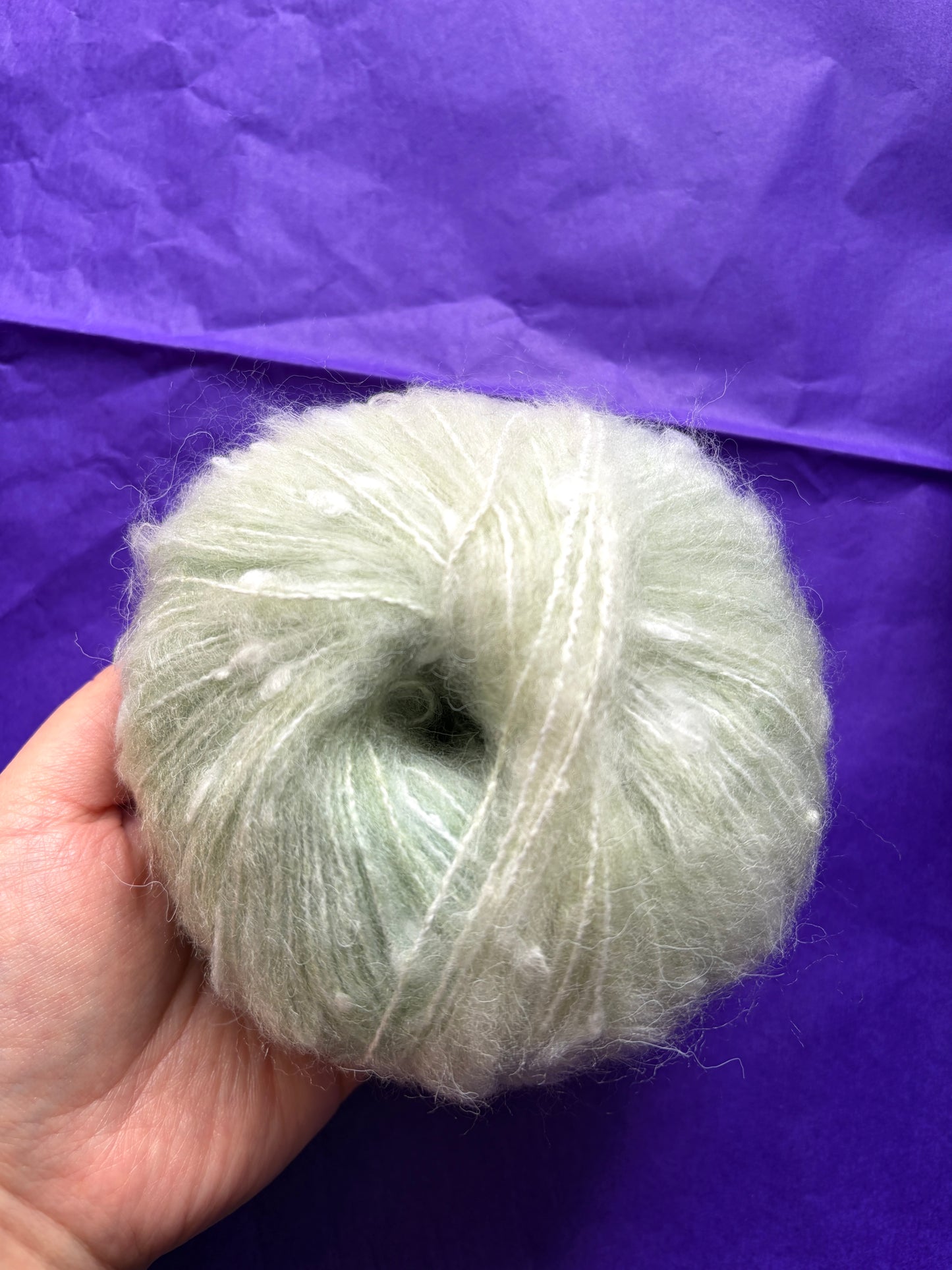 3 balls x 50g Mohair yarn : Gradient  Multicolour : 02