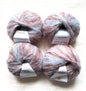 4 balls x 25g Cashmere Mohair yarn : Mohair + Wool + Cashmere + Nylon : Colour 23