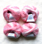 4 balls x 25g Cashmere Mohair yarn : Mohair + Wool + Cashmere + Nylon : Colour 20