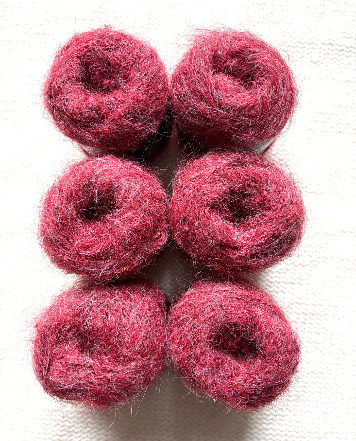 6 balls x 25g Mohair Alpaca yarn : Mohair + Alpaca + Acrylic : colour 05