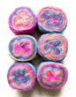 2 cakes x 50g Gradient Wool Blend Yarn : Colour 01 Vibrant