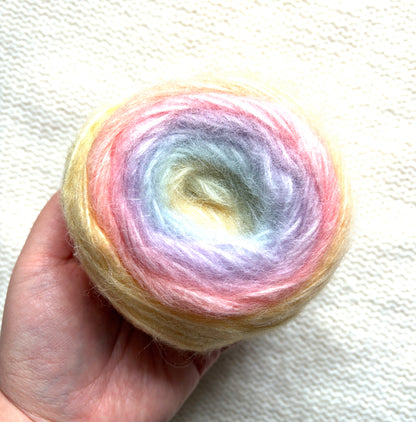 2 cakes x 50g Gradient Wool Blend Yarn : Colour 02 Pastel