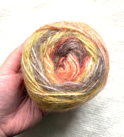 2 cakes x 50g Gradient Wool Blend Yarn : Colour 04 Authum