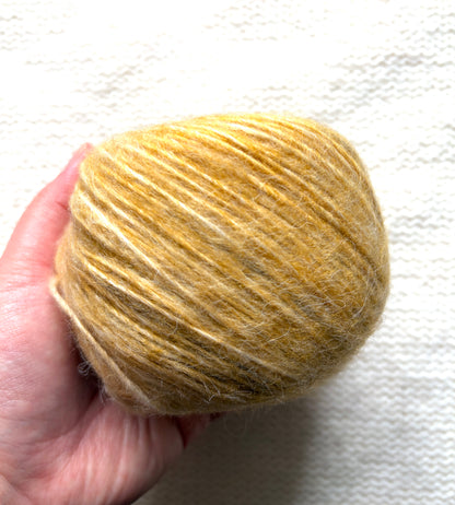 2 cakes x 50g Gradient Wool Blend Yarn : Colour 05 Brown and Grey