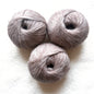 3 balls x 50g 90% Cashmere yarn : Cashmere + Bamboo fiber : 06 Cocoa Brown