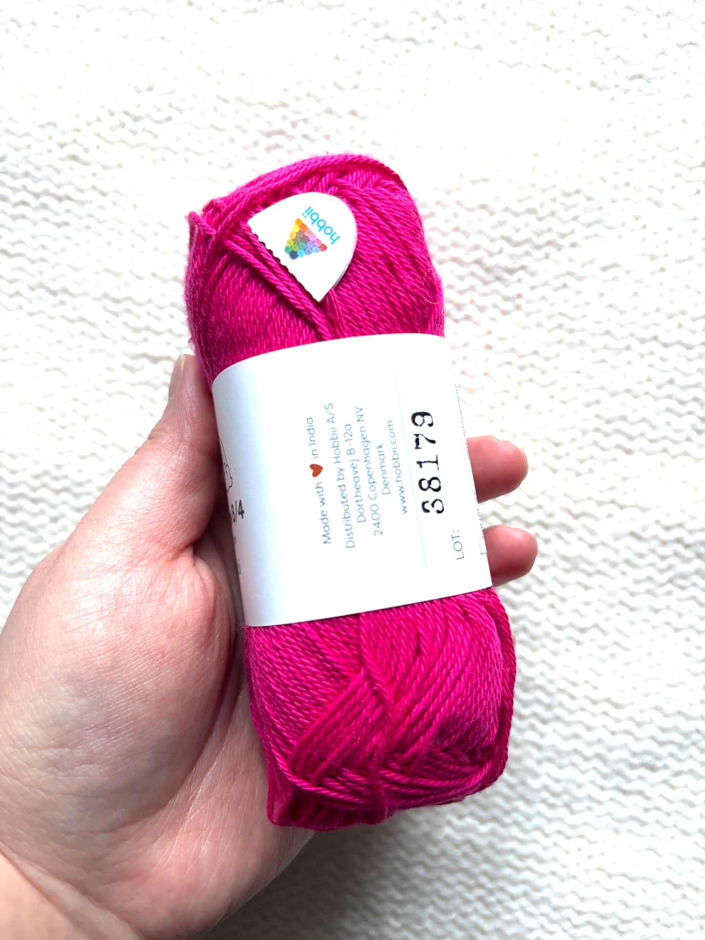 10 balls x 50g Hobbii : Rainbow Cotton Yarn 8/4 Pack 12 : 100% Cotton