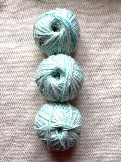 3 balls x 50g Australian Wool Blend Uneven / Slub yarn : Colour 03