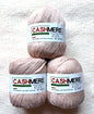 3 balls x 50g 100% Cashmere Yarn : 14 Sand