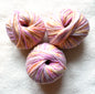 3 balls x 50g Australian Wool Blend Uneven / Slub yarn : Colour 05