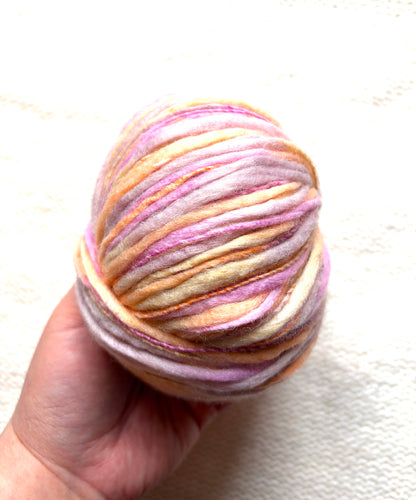 3 balls x 50g Australian Wool Blend Uneven / Slub yarn : Colour 05