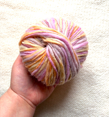 3 balls x 50g Australian Wool Blend Uneven / Slub yarn : Colour 05